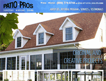 Tablet Screenshot of patioprosofiowa.com